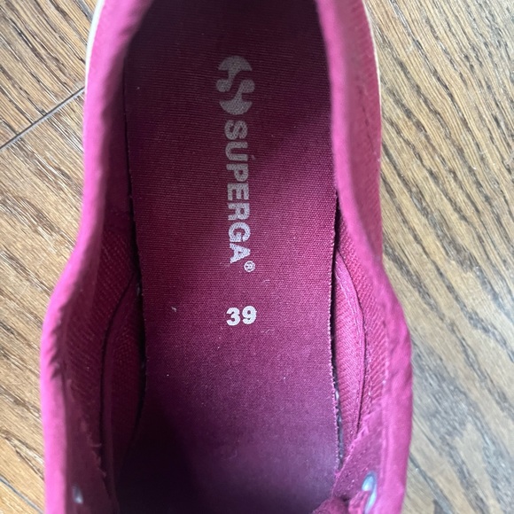 Burgundy Superga shoes - Picture 4 of 6